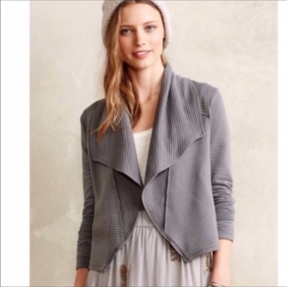 Anthropologie Jackets & Blazers - Anthropologie Dolan Left Coast Lea jacket in gray